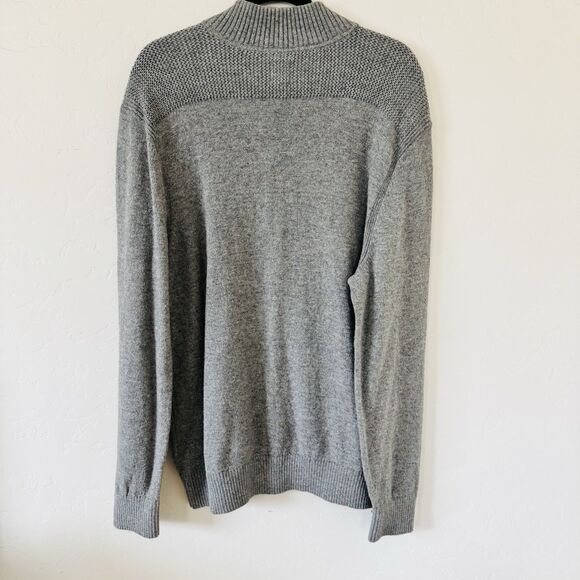 Gap Men’s Mock Neck Grey Sweater Size XL - Picture 2 of 8